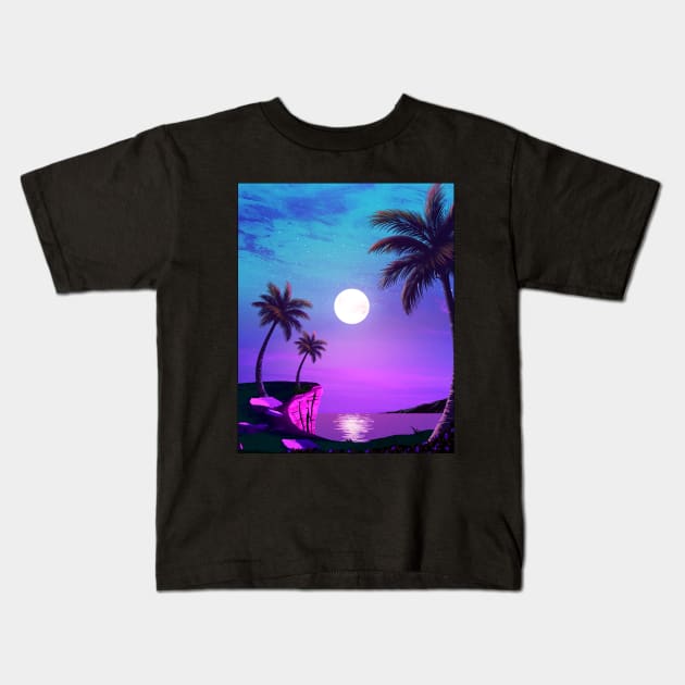 Moonshine Kids T-Shirt by Artful Vista